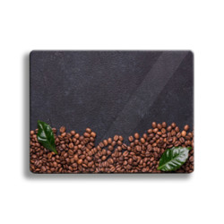 Deska szklana Coffee Leaves