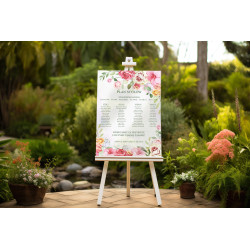 Plan Stołów szklany 70x50 cm