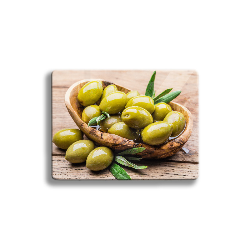 Deska szklana Green Olives