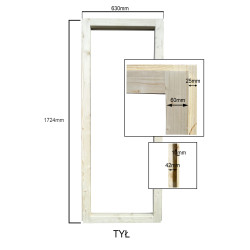 Drzwi do sauny szklane