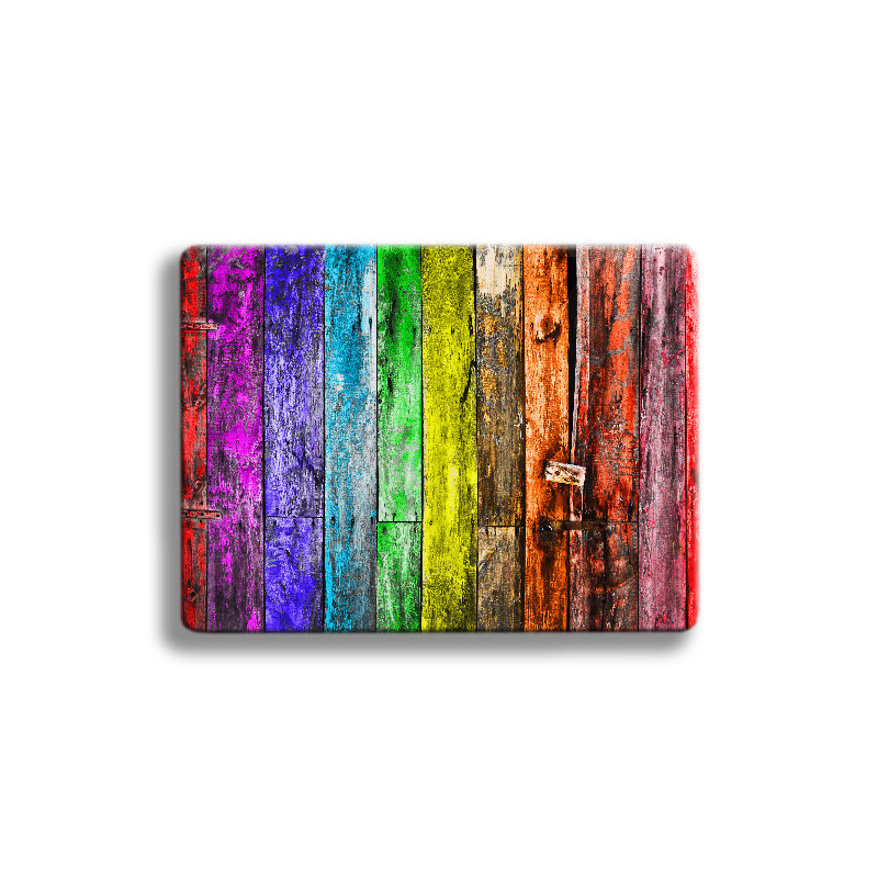 Deska szklana Colorful Wood