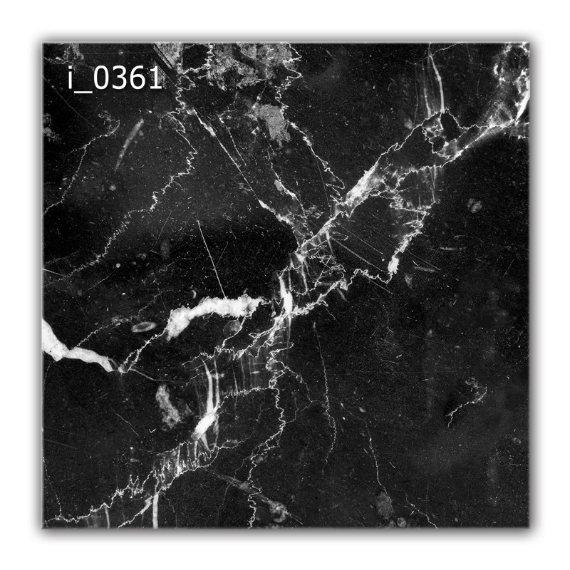 Panel szklany hartowany 60x60 Czarny Marmur