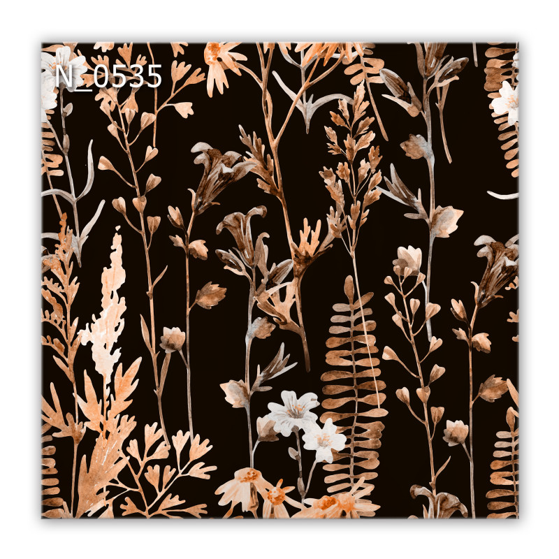 Panel szklany hartowany 60x60 Rośliny