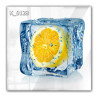 Panel szklany hartowany 60x60 Kostka Lodu Cytryna