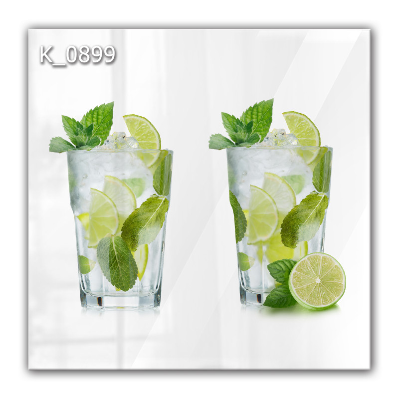 Panel szklany hartowany 60x60 Mojito