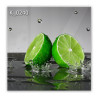 Panel szklany hartowany 60x60 Limonki w Wodzie