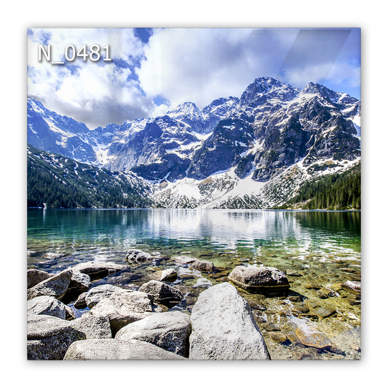 Panel szklany hartowany 60x60 Morskie Oko
