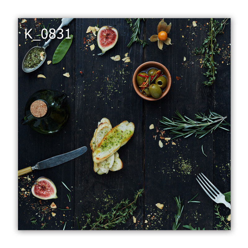 Panel szklany hartowany 60x60 Stół