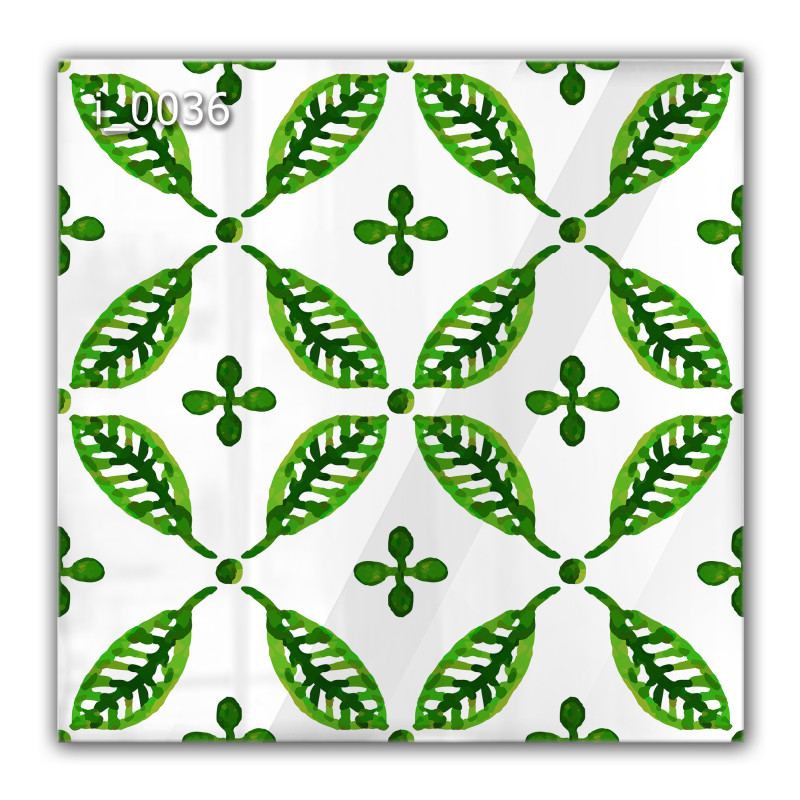 Panel szklany hartowany 60x60 Kafelek Liście