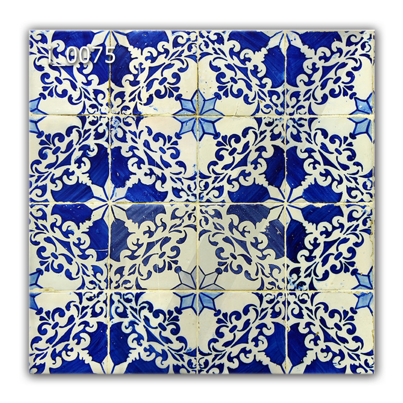 Panel szklany hartowany 60x60 Niebieskie Kafelki