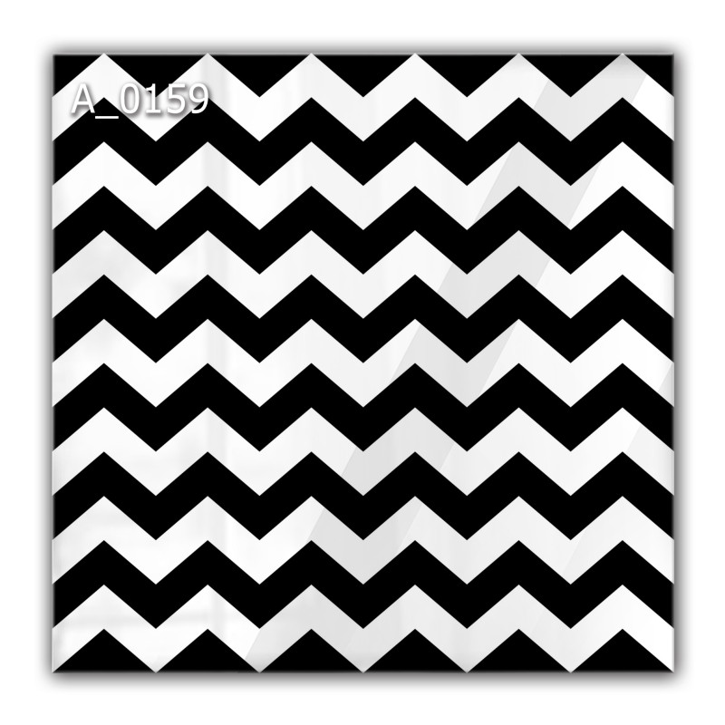 Panel szklany hartowany 60x60 Zygzaki