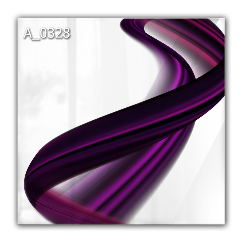 Panel szklany hartowany 60x60 Fioletowa Abstrakcja