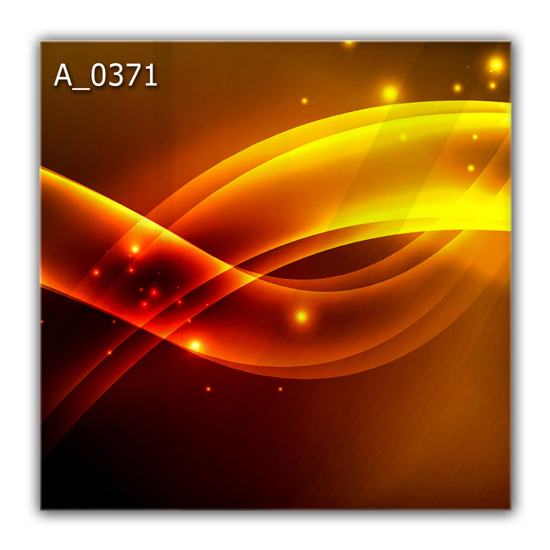 Panel szklany hartowany 60x60 Żółto-Pomarańczowa Abstrakcja