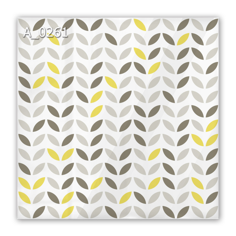 Panel szklany hartowany 60x60 Abstrakcja Liście