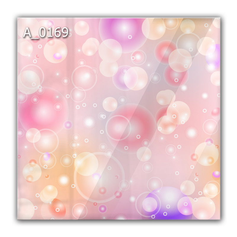 Panel szklany hartowany 60x60 Bąbelki