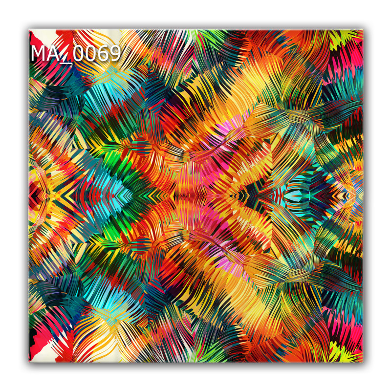 Panel szklany hartowany 60x60 Kalejdoskop