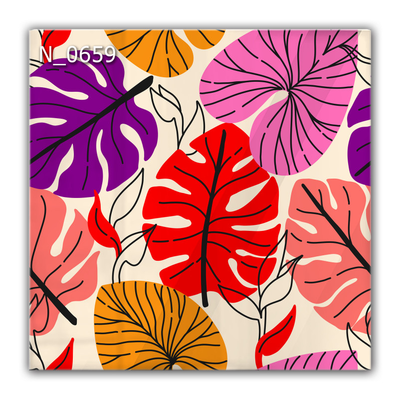 Panel szklany hartowany 60x60 Kolorowe Liście