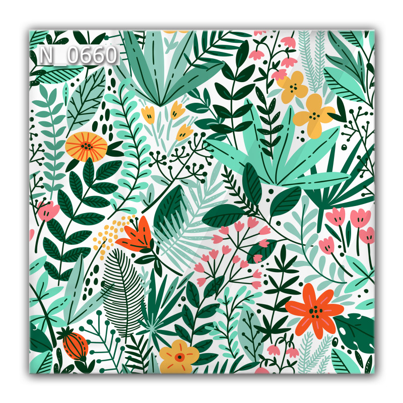 Panel szklany hartowany 60x60 Łąka