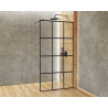 Kabina Lusso Black Loft Walk-in Clear