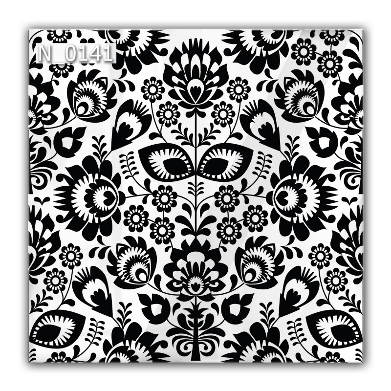 Panel szklany hartowany 60x60 Folk