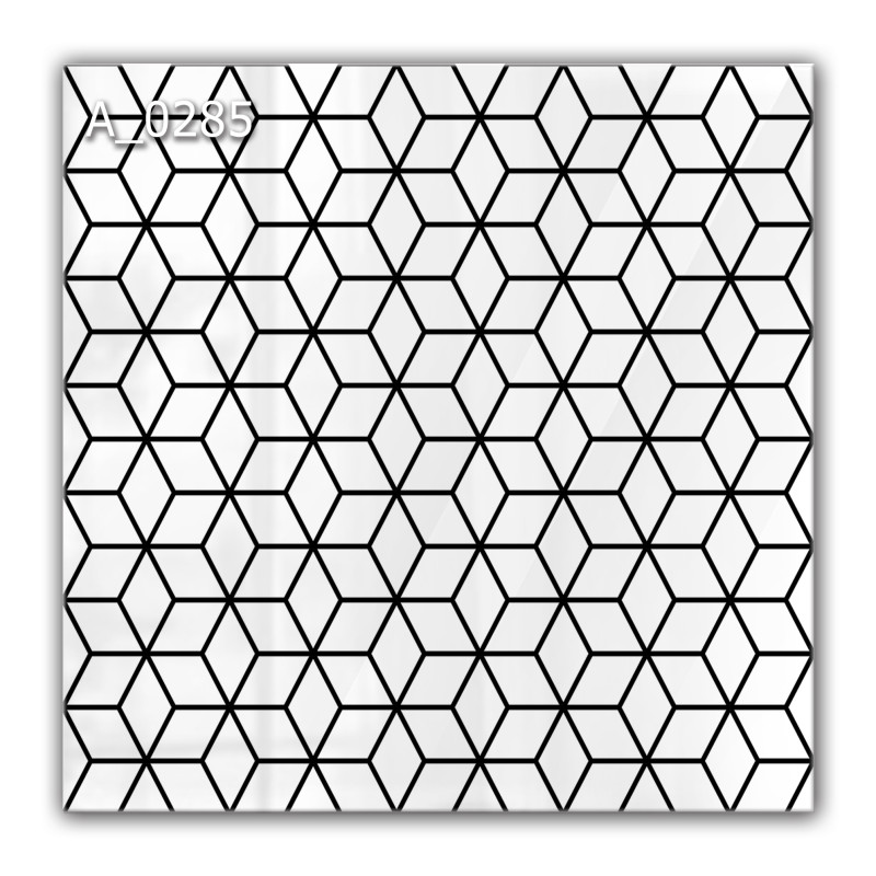 Panel szklany hartowany 60x60 Wzór Geometryczny