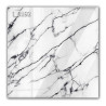 Panel szklany hartowany 60x60 Biało-Czarny Marmur