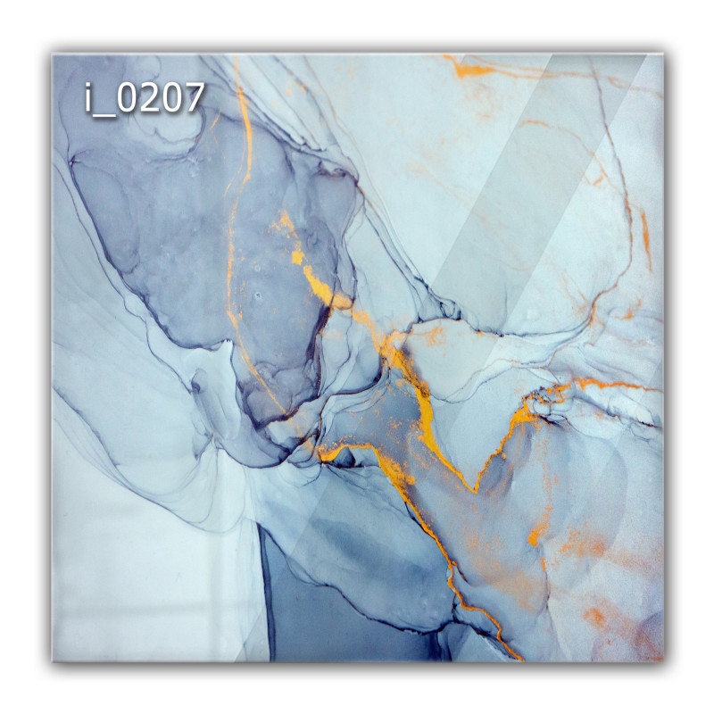 Panel szklany hartowany 60x60 Niebieski Kamień