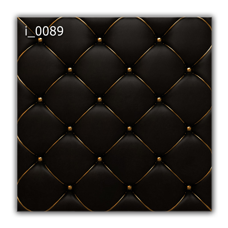 Panel szklany hartowany 60x60 Pikowanie Złote