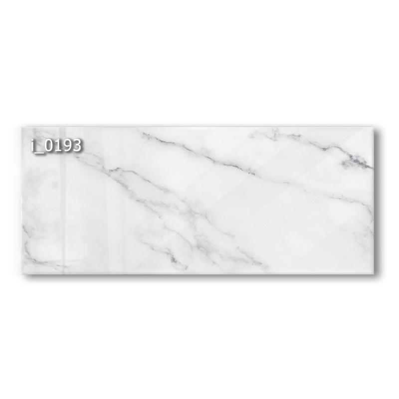 PANEL SZKLANY DO KUCHNI 120x50 cm - BIAŁY MARMUR