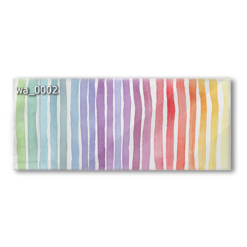 PANEL SZKLANY DO KUCHNI 120x50 cm - AKWARELE