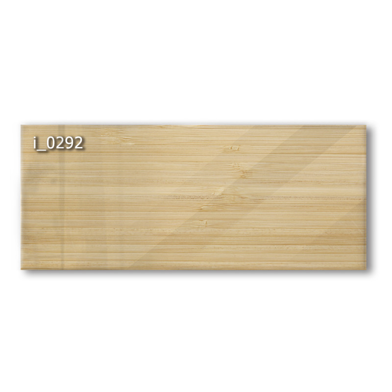 PANEL SZKLANY DO KUCHNI 120x50 cm - JASNE DREWNO