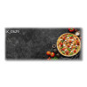 PANEL SZKLANY DO KUCHNI 120x50 cm - PIZZA