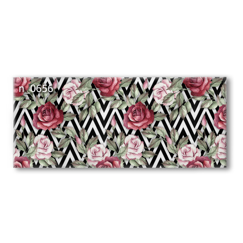 PANEL SZKLANY DO KUCHNI 120x50 cm - RÓŻE