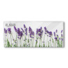 PANEL SZKLANY DO KUCHNI 120x50 cm - KWIATY LAWENDY