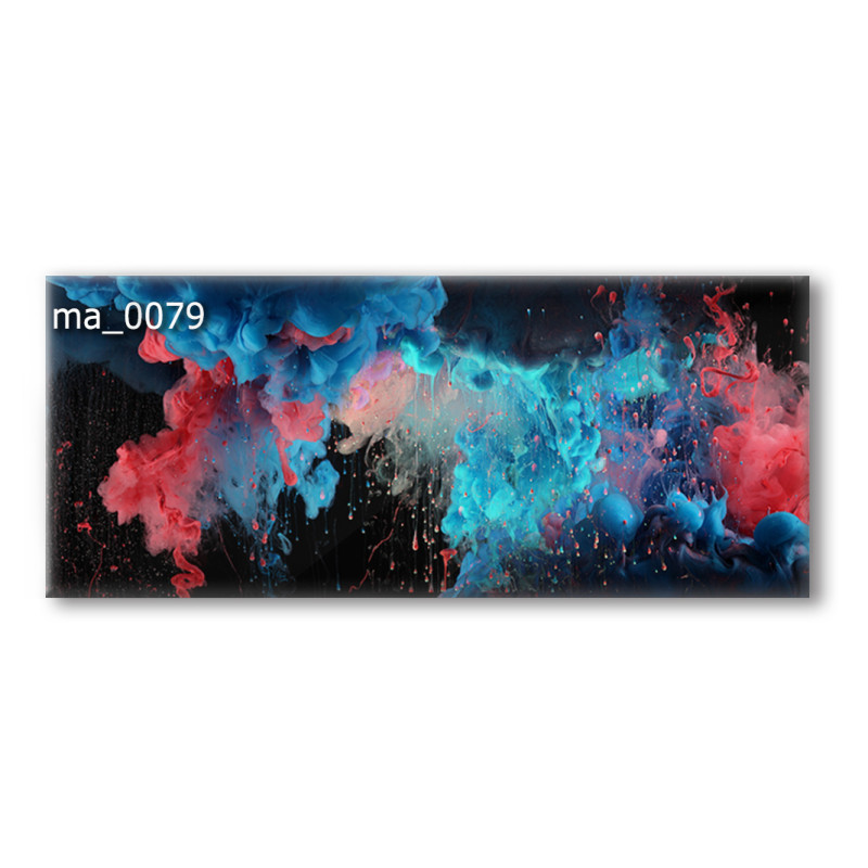 PANEL SZKLANY DO KUCHNI 120x50 cm - BARWNIKI