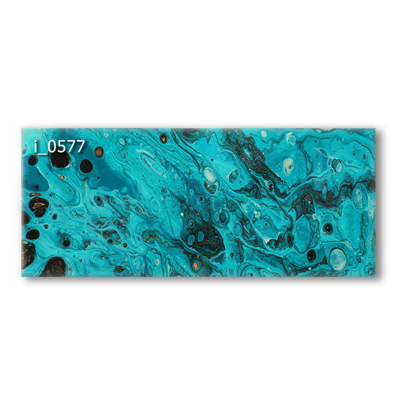 PANEL SZKLANY DO KUCHNI 120x50 cm - NIEBIESKIE TŁO