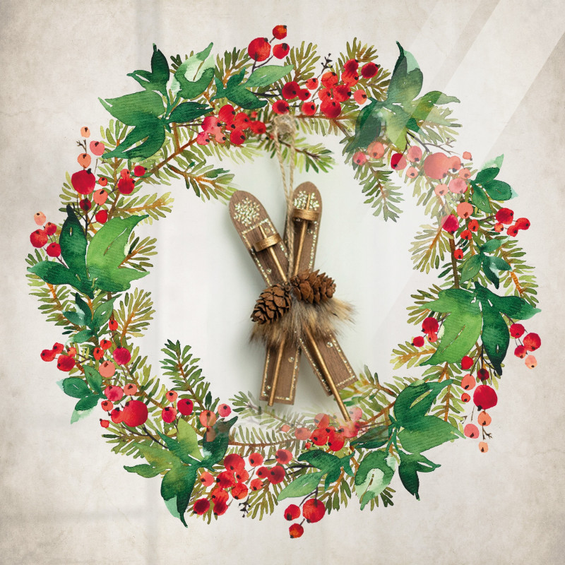 Obraz szklany Święta Wianek