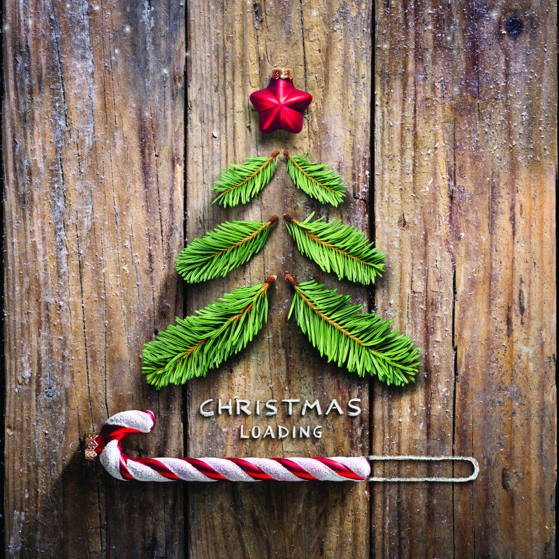 Obraz szklany Christmas Loading