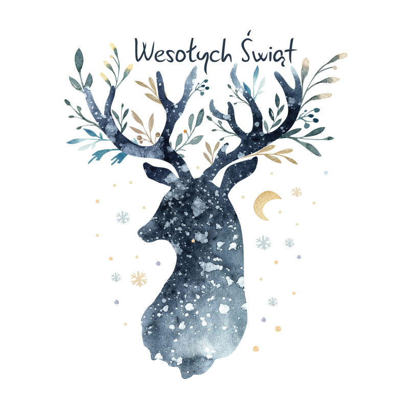 Obraz szklany Wesołych Świąt