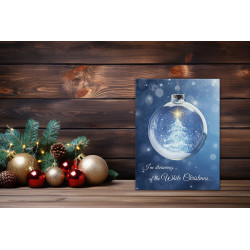 Obraz szklany White Christmas