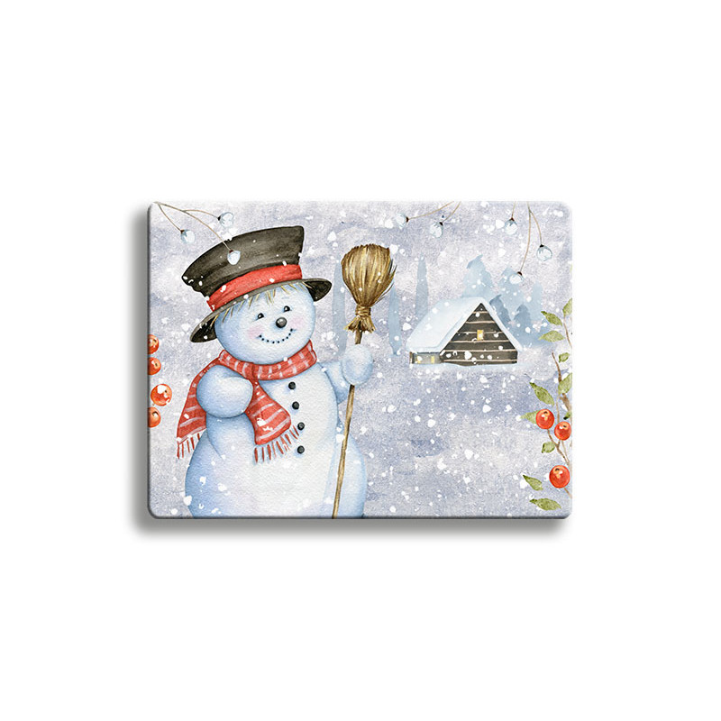 Deska szklana świąteczna BAŁWANEK