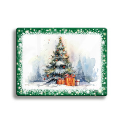Deska szklana świąteczna...