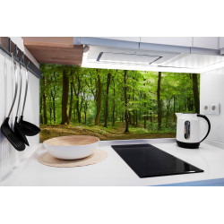 PANEL SZKLANY DO KUCHNI 120x50 cm - LAS