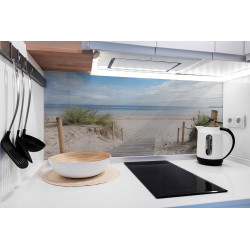PANEL SZKLANY DO KUCHNI 120x50 cm - PLAŻA