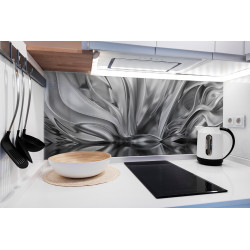 PANEL SZKLANY DO KUCHNI 120x50 cm - FALE