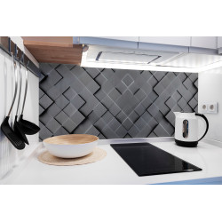 PANEL SZKLANY DO KUCHNI 120x50 cm - KOSTKI