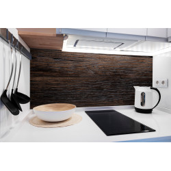 PANEL SZKLANY DO KUCHNI 120x50 cm - CIEMNY PANEL