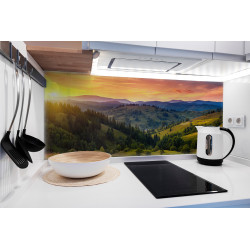 PANEL SZKLANY DO KUCHNI 120x50 cm - ZACHÓD SŁOŃCA