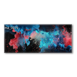 PANEL SZKLANY DO KUCHNI 120x50 cm - BARWNIKI