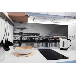 PANEL SZKLANY DO KUCHNI 120x50 cm - STADION NARODOWY